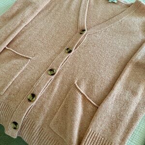 Madewell Pink Cardigan Sweater